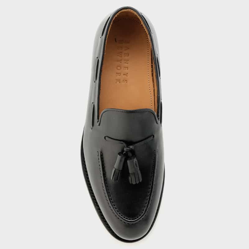 BARNEYS NEW YORK タッセルローファー BLACK
