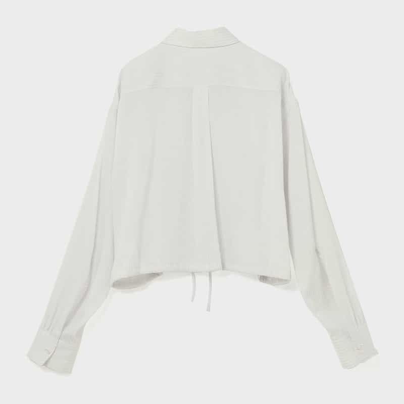 IRENISA IRENISA＜イレニサ＞ バーニーズ　ニューヨーク限定 シャツブラウス WHITE