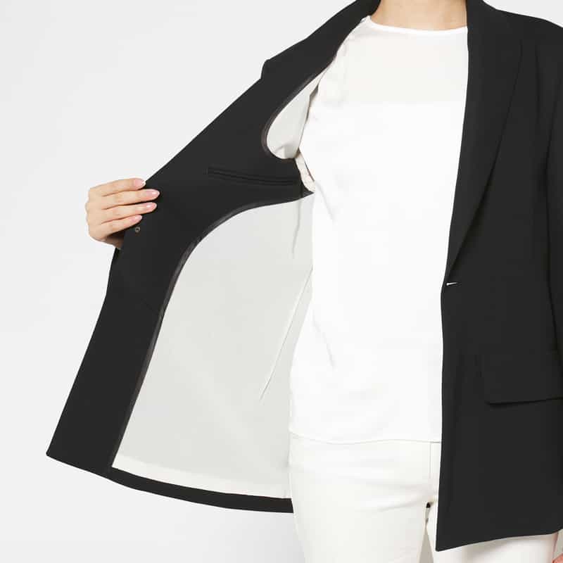 IRENISA IRENISA ＜イレニサ＞ ショールカラージャケット DARK NAVY