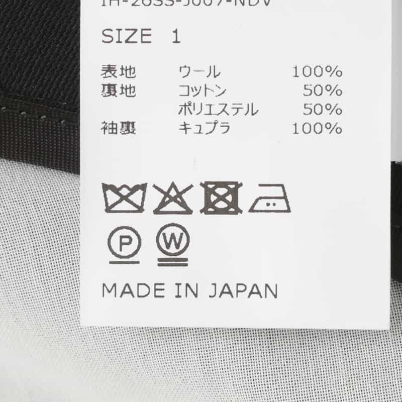 IRENISA IRENISA ＜イレニサ＞ ショールカラージャケット DARK NAVY