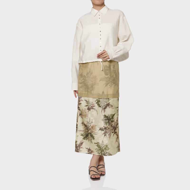 IRENISA IRENISA＜イレニサ＞ リバーシブルデザイン タイトスカート BEIGE