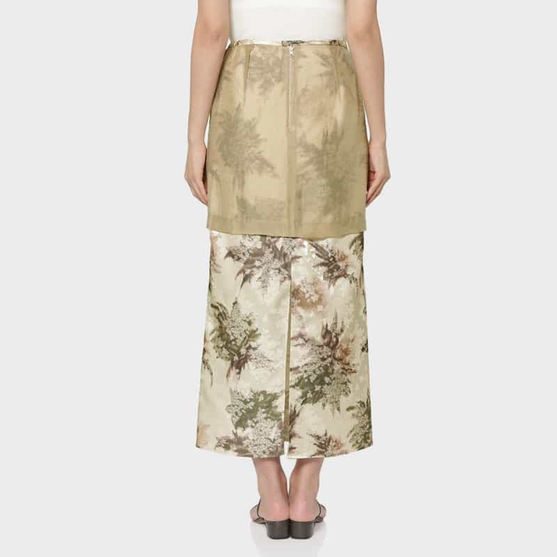 IRENISA IRENISA＜イレニサ＞ リバーシブルデザイン タイトスカート BEIGE