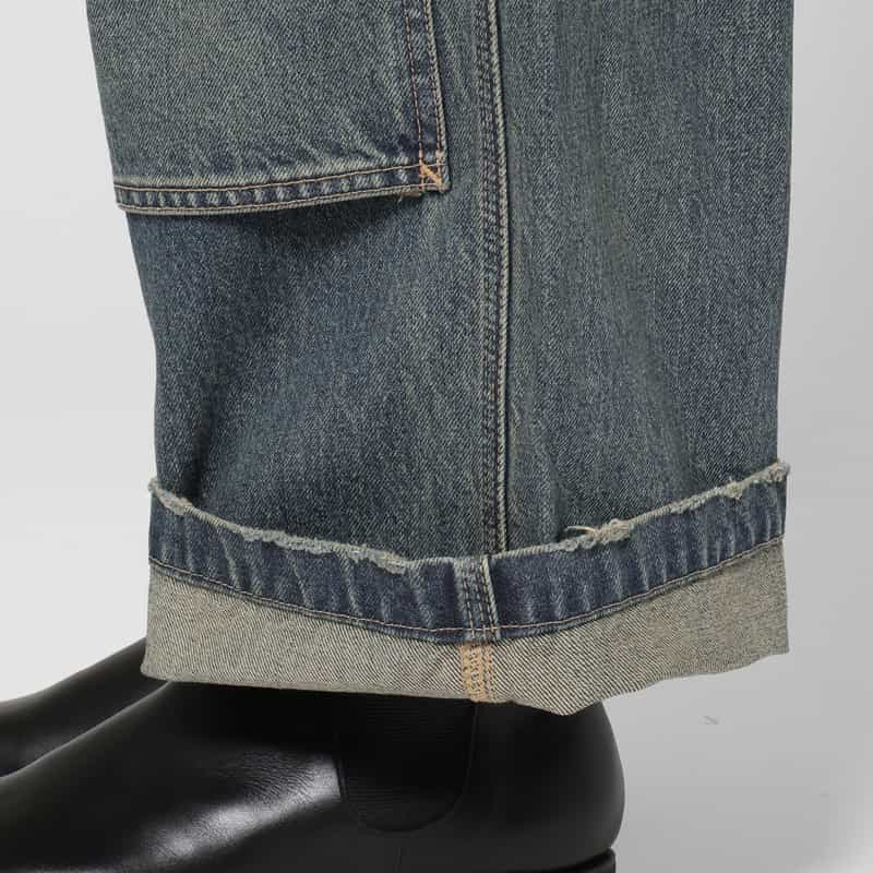 DAIRIKU DAIRIKU＜ダイリク＞ ダブルニーデニムパンツ INDIGO