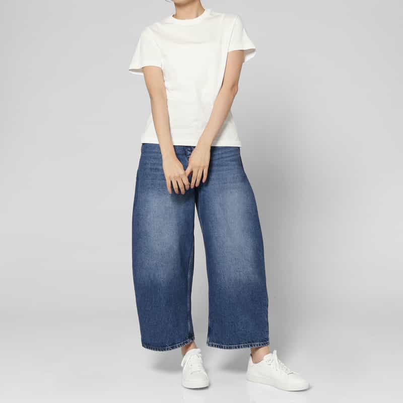 STUDIO NICHOLSON STUDIO NICHOLSON ＜スタジオ ニコルソン＞ コットンTシャツ WHITE