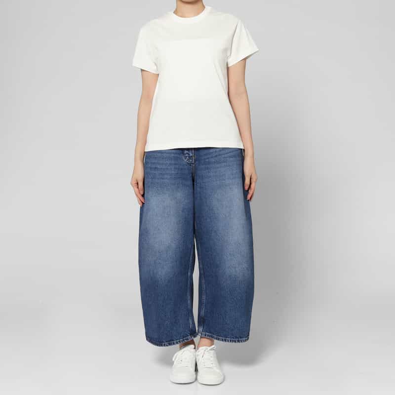 STUDIO NICHOLSON STUDIO NICHOLSON ＜スタジオ ニコルソン＞ コットンTシャツ WHITE