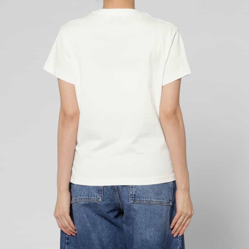 STUDIO NICHOLSON STUDIO NICHOLSON ＜スタジオ ニコルソン＞ コットンTシャツ WHITE