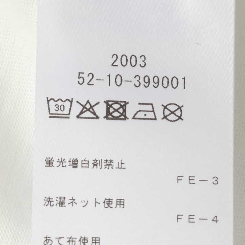 STUDIO NICHOLSON STUDIO NICHOLSON ＜スタジオ ニコルソン＞ コットンTシャツ WHITE