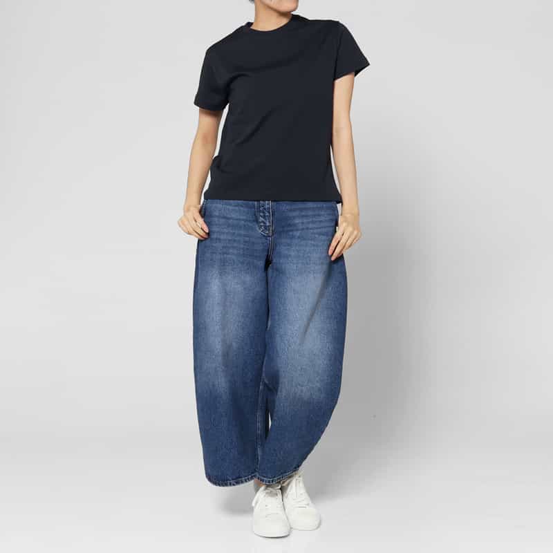 STUDIO NICHOLSON STUDIO NICHOLSON ＜スタジオ ニコルソン＞ コットンTシャツ DARK NAVY