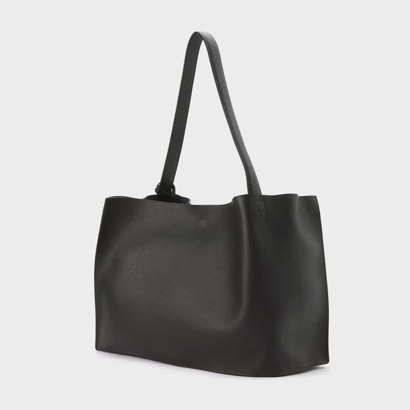 STUDIO NICHOLSON STUDIO NICHOLSON＜スタジオ　ニコルソン＞ ワンハンドル トートバッグ BLACK