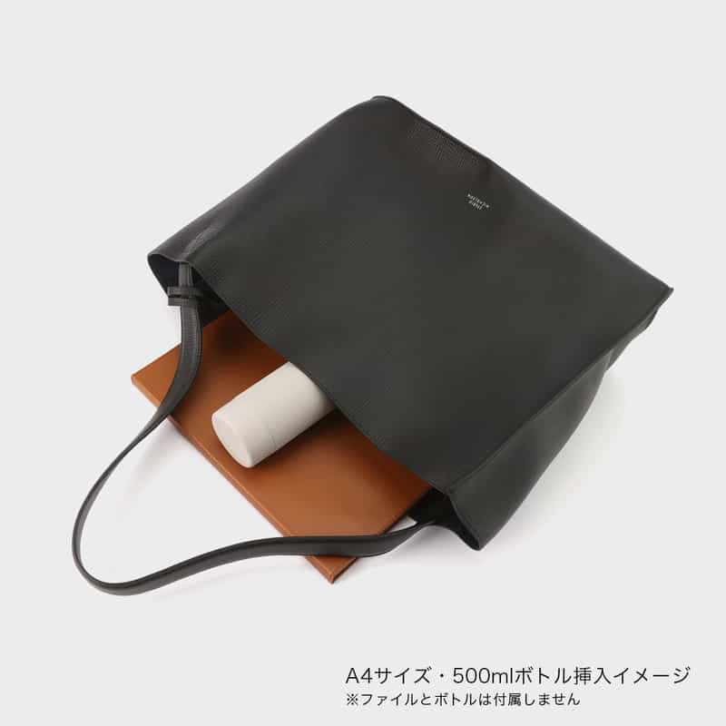 STUDIO NICHOLSON STUDIO NICHOLSON＜スタジオ　ニコルソン＞ ワンハンドル トートバッグ BLACK