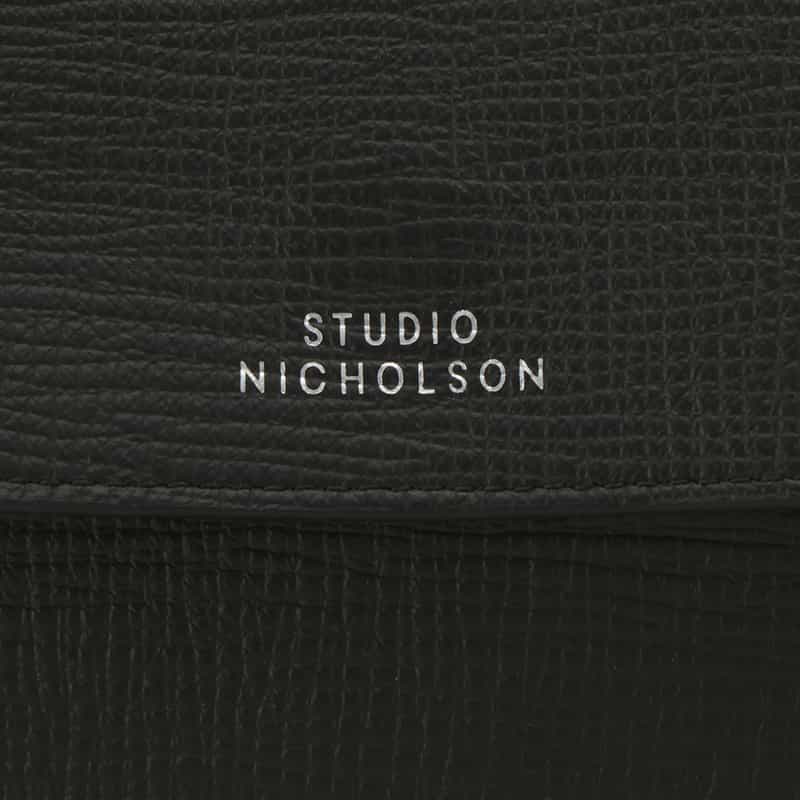 STUDIO NICHOLSON STUDIO NICHOLSON＜スタジオ　ニコルソン＞ ワンハンドルバッグ BLACK