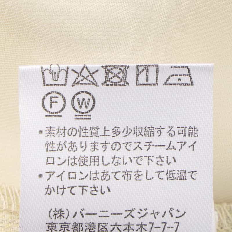 BARNEYS NEW YORK ウォッシャブル 異素材ドッキング テーラードジャケット BEIGE