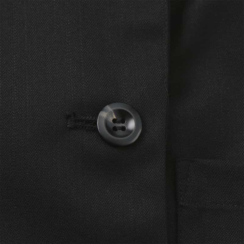 BARNEYS NEW YORK ウォッシャブル 異素材ドッキング テーラードジャケット BLACK