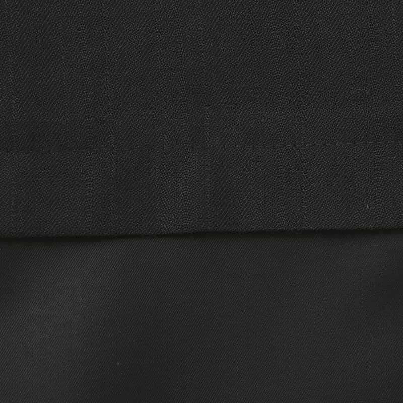 BARNEYS NEW YORK ウォッシャブル 異素材ドッキング テーラードジャケット BLACK