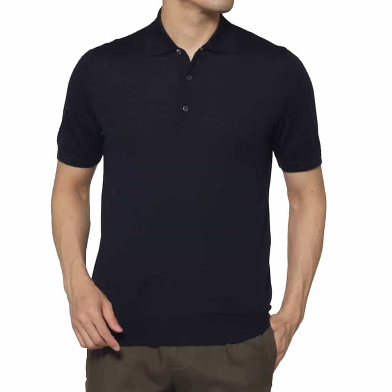 MAURO OTTAVIANI＜マウロ オッタヴィアーニ＞ バーニーズ　ニューヨーク限定 ニットポロシャツ