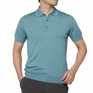 MAURO OTTAVIANI＜マウロ オッタヴィアーニ＞ バーニーズ　ニューヨーク限定 ニットポロシャツ