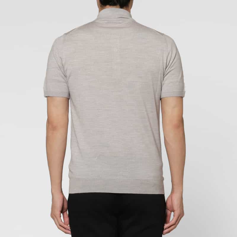 MAURO OTTAVIANI MAURO OTTAVIANI＜マウロ オッタヴィアーニ＞ バーニーズ　ニューヨーク限定 ニットポロシャツ GRAY