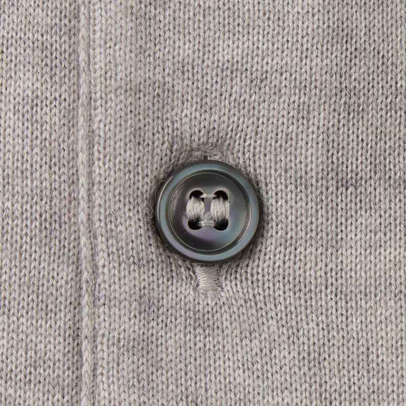 MAURO OTTAVIANI MAURO OTTAVIANI＜マウロ オッタヴィアーニ＞ バーニーズ　ニューヨーク限定 ニットポロシャツ GRAY