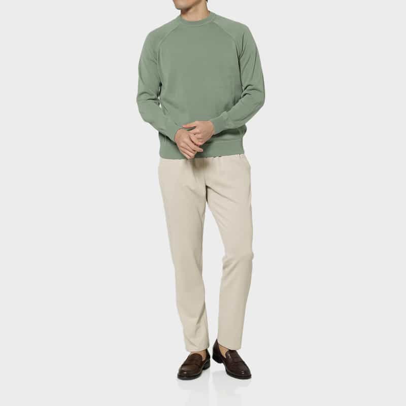 GIABSARCHIVIO GIABSARCHIVIO＜ジャブスアルキヴィオ＞リラクシングパンツ"MANFREDO" BEIGE