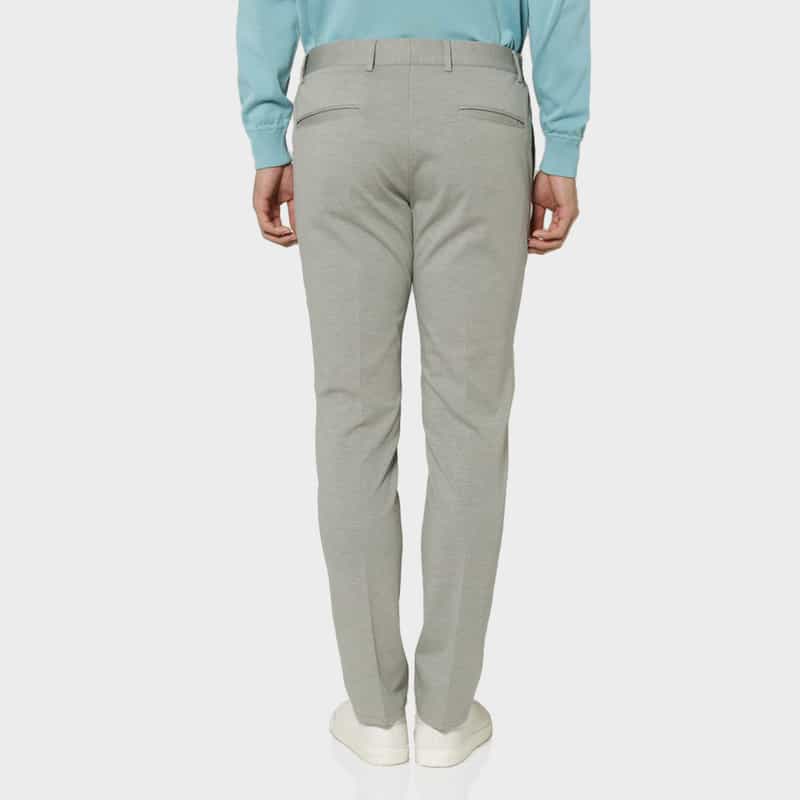 GIABSARCHIVIO GIABSARCHIVIO＜ジャブスアルキヴィオ＞ウォッシャブルジャージーパンツ "MASACCIO" LIGHT GRAY