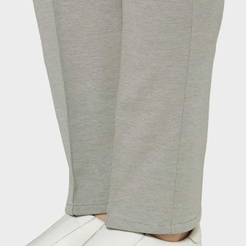 GIABSARCHIVIO GIABSARCHIVIO＜ジャブスアルキヴィオ＞ウォッシャブルジャージーパンツ "MASACCIO" LIGHT GRAY