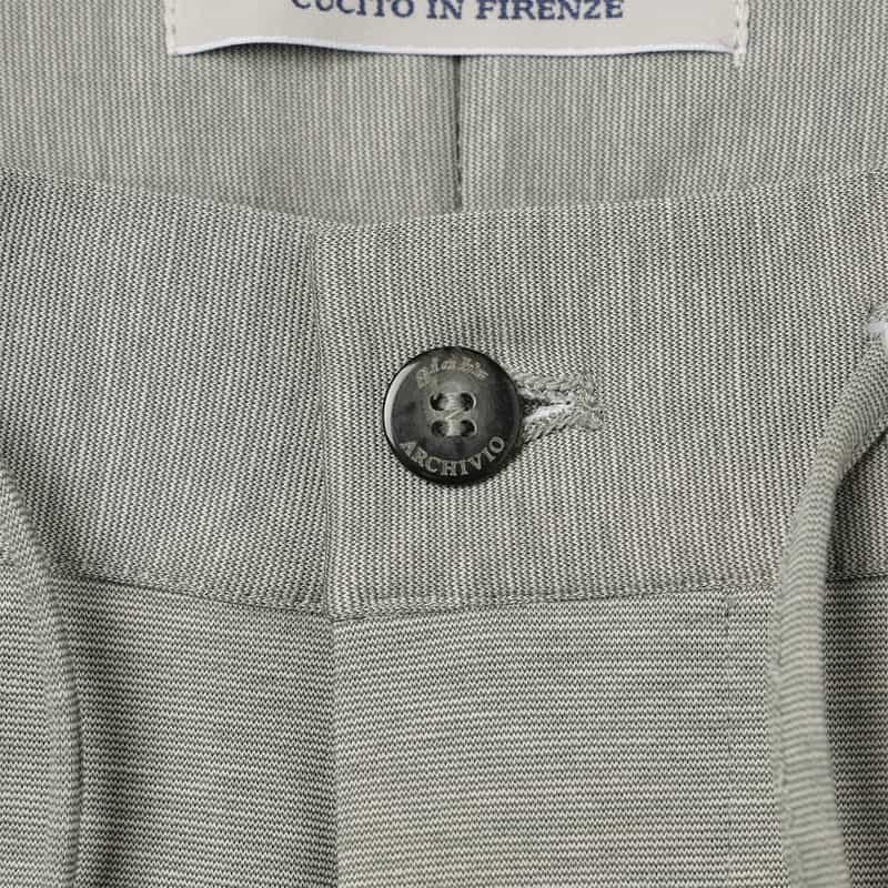 GIABSARCHIVIO GIABSARCHIVIO＜ジャブスアルキヴィオ＞ウォッシャブルジャージーパンツ "MASACCIO" LIGHT GRAY