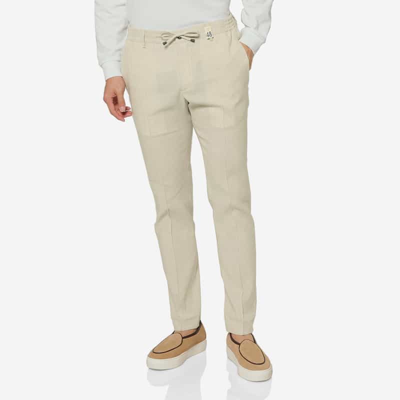 GIABSARCHIVIO GIABSARCHIVIO＜ジャブスアルキヴィオ＞ カジュアルパンツ"MASACCIO" BEIGE