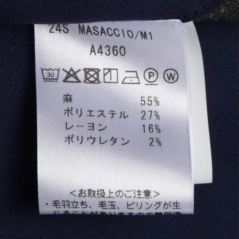 GIABSARCHIVIO GIABSARCHIVIO＜ジャブスアルキヴィオ＞ カジュアルパンツ"MASACCIO" DARK GRAY