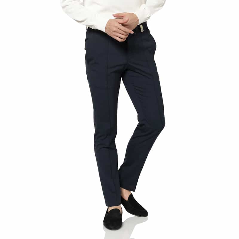 GIABSARCHIVIO GIABSARCHIVIO＜ジャブスアルキヴィオ＞スラックスパンツ “MASACCIO" NAVY