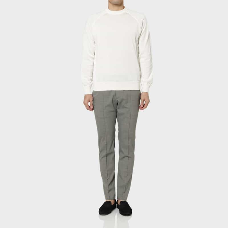 GIABSARCHIVIO GIABSARCHIVIO＜ジャブスアルキヴィオ＞スラックスパンツ “MASACCIO" GRAY