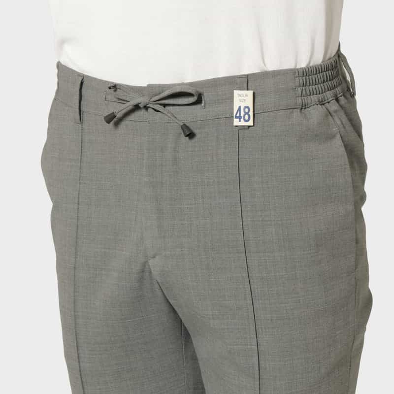 GIABSARCHIVIO GIABSARCHIVIO＜ジャブスアルキヴィオ＞スラックスパンツ “MASACCIO" GRAY