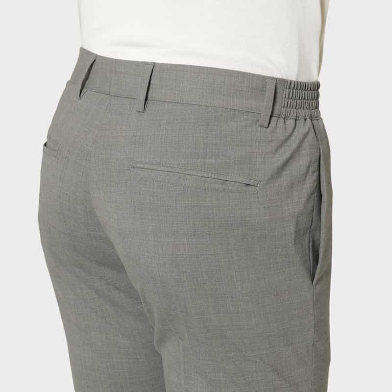 GIABSARCHIVIO GIABSARCHIVIO＜ジャブスアルキヴィオ＞スラックスパンツ “MASACCIO" GRAY