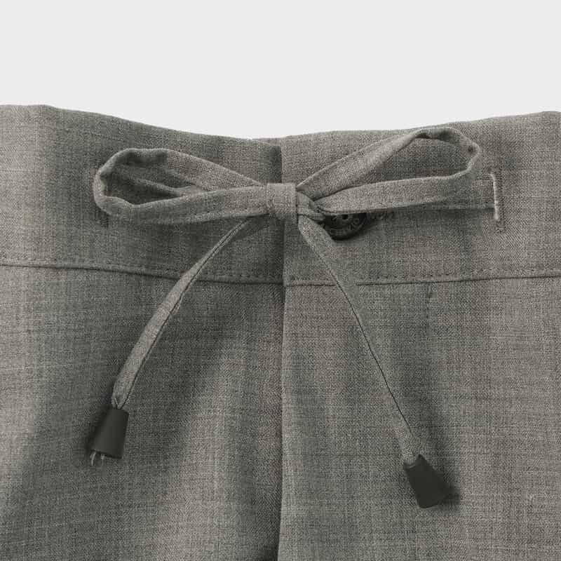 GIABSARCHIVIO GIABSARCHIVIO＜ジャブスアルキヴィオ＞スラックスパンツ “MASACCIO" GRAY