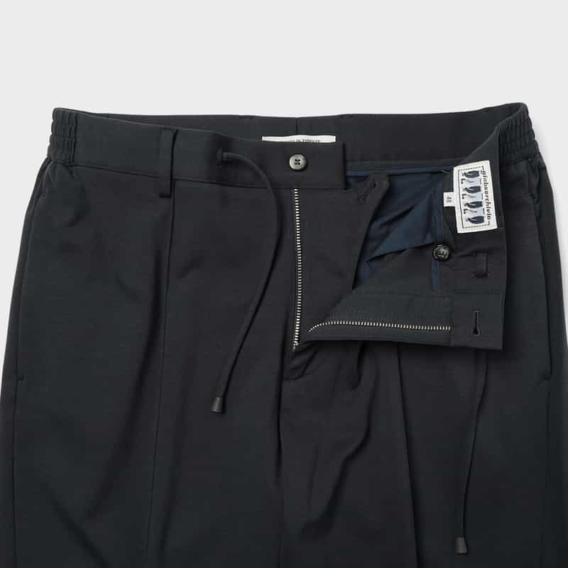 GIABSARCHIVIO GIABSARCHIVIO＜ジャブスアルキヴィオ＞ウォッシャブルジャージーパンツ "MASACCIO" NAVY