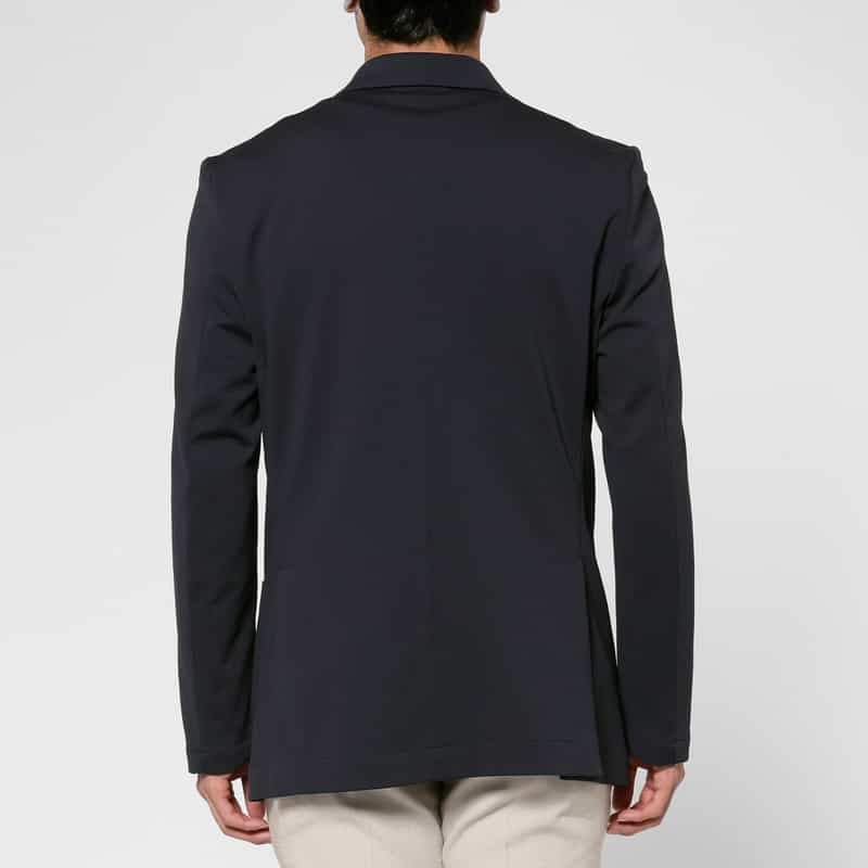 GIABSARCHIVIO GIABSARCHIVIO＜ジャブスアルキヴィオ＞ ウォッシャブル ジャージージャケット"STROZZI" NAVY