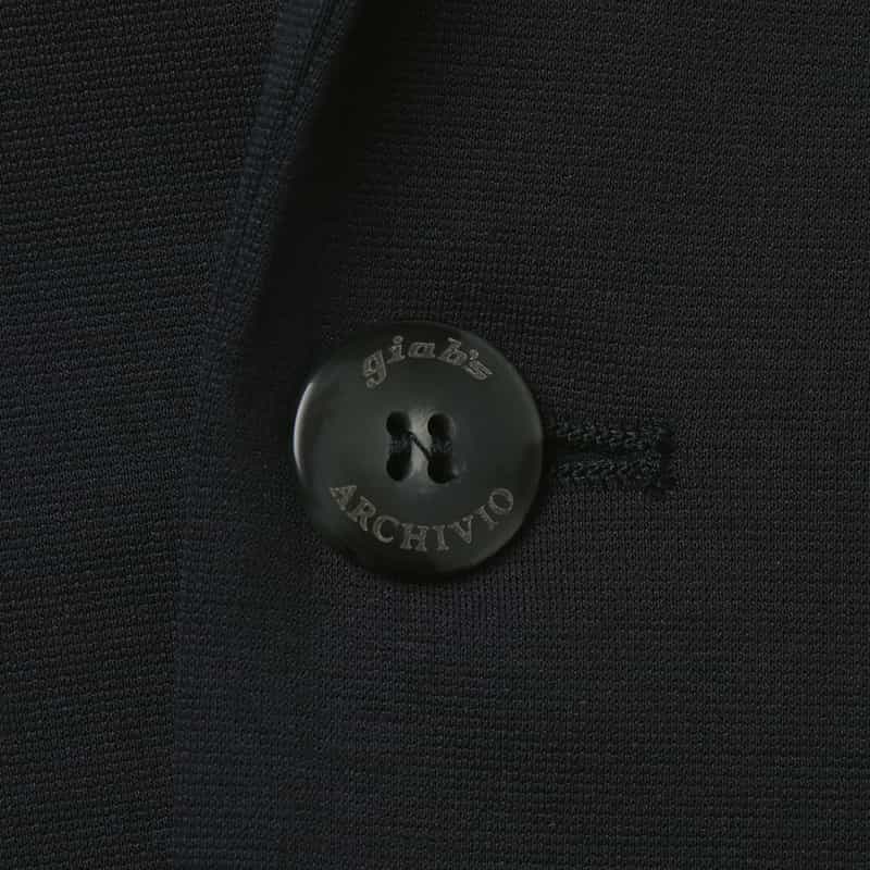 GIABSARCHIVIO GIABSARCHIVIO＜ジャブスアルキヴィオ＞ ウォッシャブル ジャージージャケット"STROZZI" NAVY