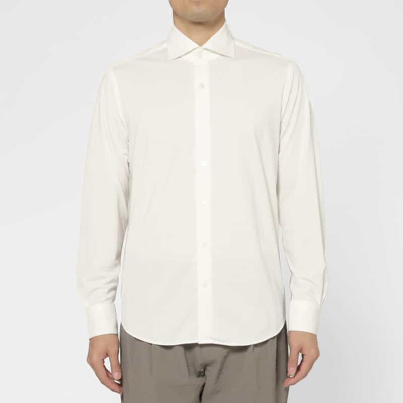 BARNEYS NEW YORK カッタウェイシャツ WHITE