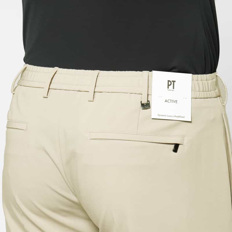 PT TORINO PT TORINO＜ピーティー トリノ＞ アクティブパンツ"ACTIVE" BEIGE