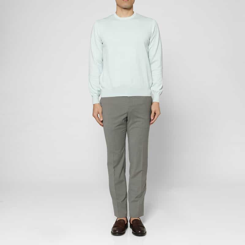 PT TORINO PT TORINO＜ピーティー トリノ＞ スリムパンツ"Traveller" LIGHT GRAY