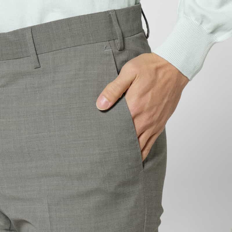 PT TORINO PT TORINO＜ピーティー トリノ＞ スリムパンツ"Traveller" LIGHT GRAY