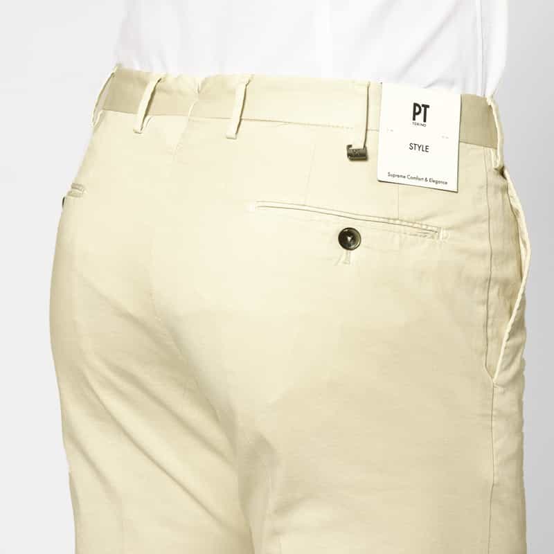 PT TORINO PT TORINO＜ピーティー トリノ＞ スリムパンツ"SLIM" BEIGE