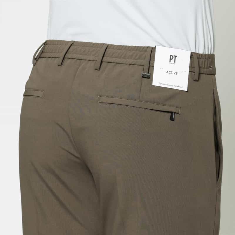 PT TORINO PT TORINO＜ピーティー トリノ＞ アクティブパンツ"ACTIVE" BROWN