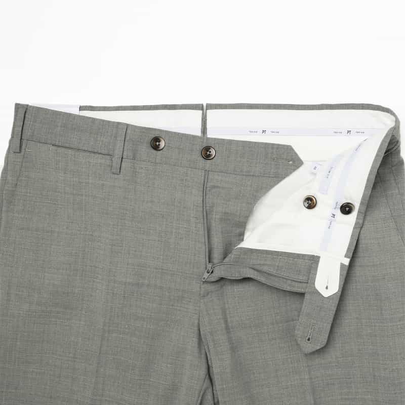 PT TORINO PT TORINO＜ピーティー トリノ＞ テーパードパンツ"SLIM" LIGHT GRAY