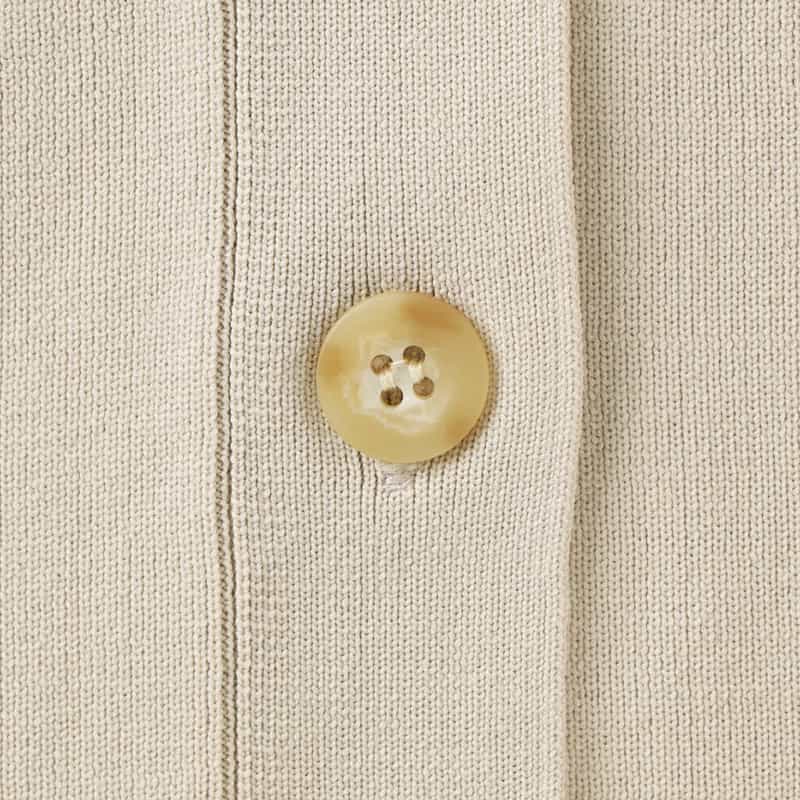 BARNEYS NEW YORK ロングニットジレ IVORY