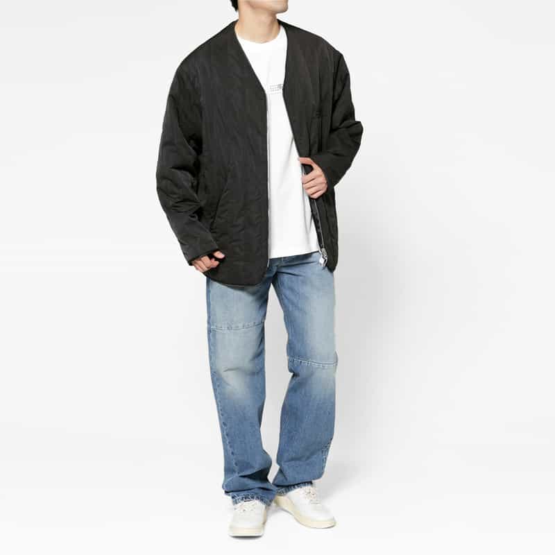 MM6 MAISON MARGIELA MM6 MAISON MARGIELA＜エムエム6 メゾン マルジェラ＞ リバーシブルパデットジャケット BLACK