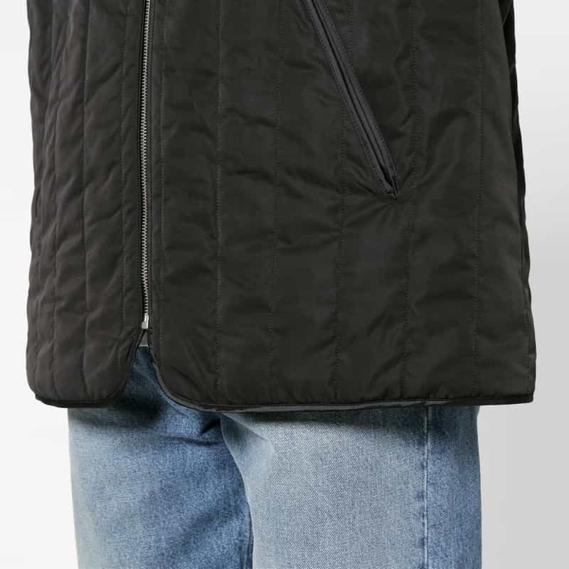 MM6 MAISON MARGIELA MM6 MAISON MARGIELA＜エムエム6 メゾン マルジェラ＞ リバーシブルパデットジャケット BLACK