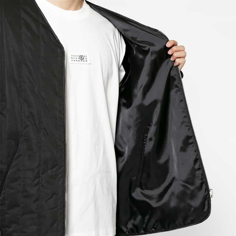 MM6 MAISON MARGIELA MM6 MAISON MARGIELA＜エムエム6 メゾン マルジェラ＞ リバーシブルパデットジャケット BLACK