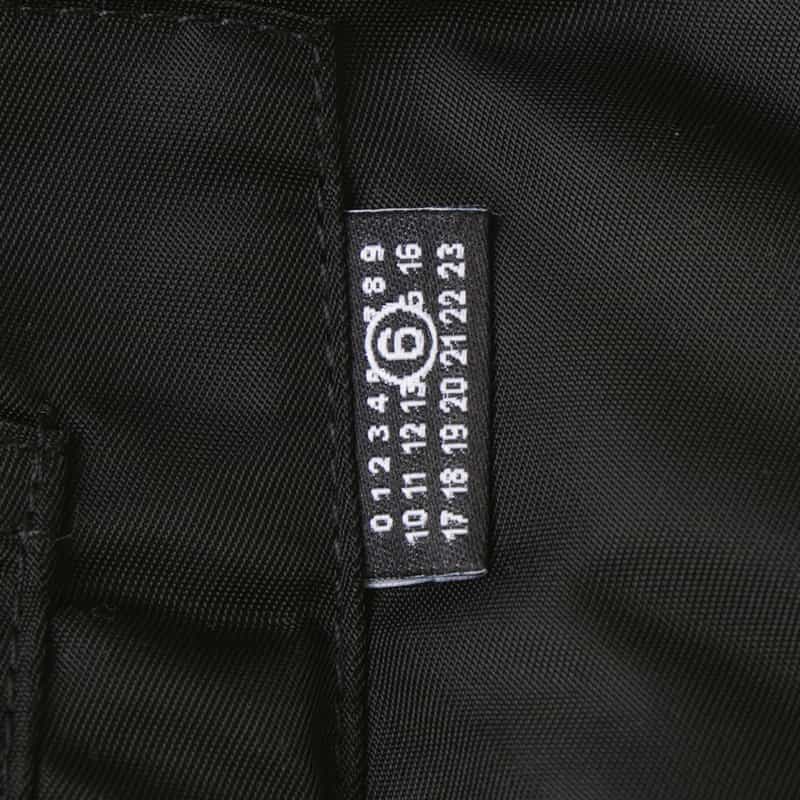 MM6 MAISON MARGIELA MM6 MAISON MARGIELA＜エムエム6 メゾン マルジェラ＞ コンビネーション スウェットジップアップパーカー BLACK