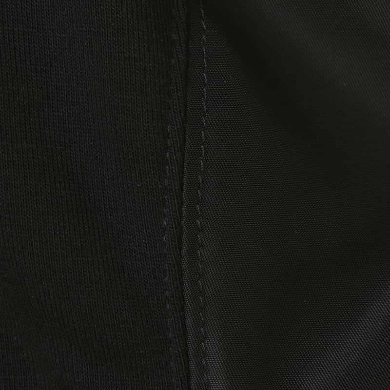 MM6 MAISON MARGIELA MM6 MAISON MARGIELA＜エムエム6 メゾン マルジェラ＞ コンビネーション スウェットジップアップパーカー BLACK