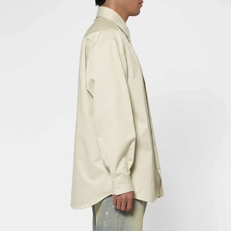 MM6 MAISON MARGIELA MM6 MAISON MARGIELA＜エムエム6 メゾン マルジェラ＞ ロングスリーブカジュアルシャツ BEIGE
